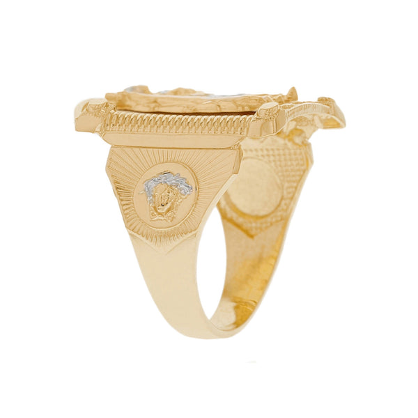 10K Two Tone Saint Jude Ring